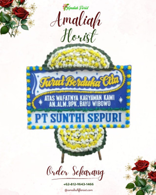 Papan Bunga Duka di Nambo Jaya