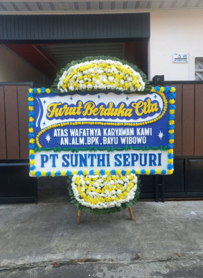 Papan Bunga Duka di Nambo Jaya
