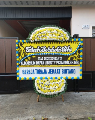 Papan Bunga Duka di Nambo Jaya